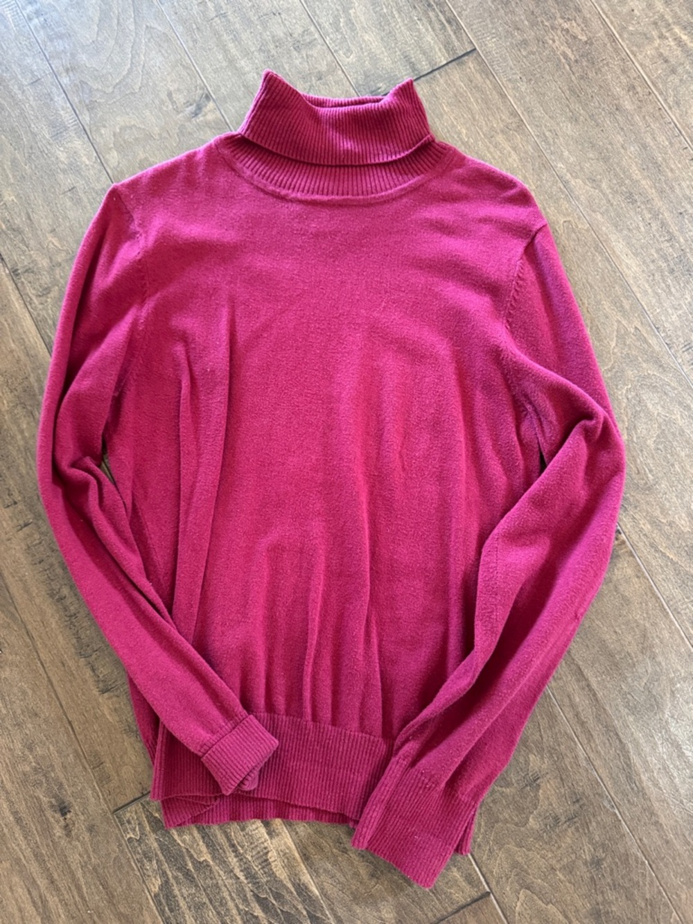Sonoma Magenta Women's Turtleneck Sweater